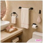 Pack 4 Accesorios Para Baño Adhesivos Sin Taladro Hogar