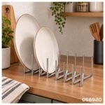 Escurridor Organizador Extensible para Sartenes Tapas Platos Multiusos