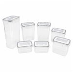 Set 7 Frascos Herméticos Apilables Organizadores de Cocina o Despensa - Imagen 4