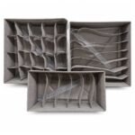 Set 3 Organizadores De Cajón Plegables Para Ropa Interior - Imagen 4