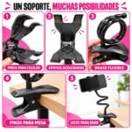 Soporte Para Celular Con Brazo Flexible Y Pinza De Sujeción - Imagen 5