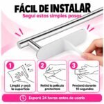 Toallero Y Porta Rollo De Pared Organizador Cocina Y Baño - Imagen 4