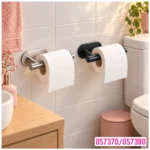 Soporte De Acero Para Rollo Papel Higiénico Adhesivo Baño